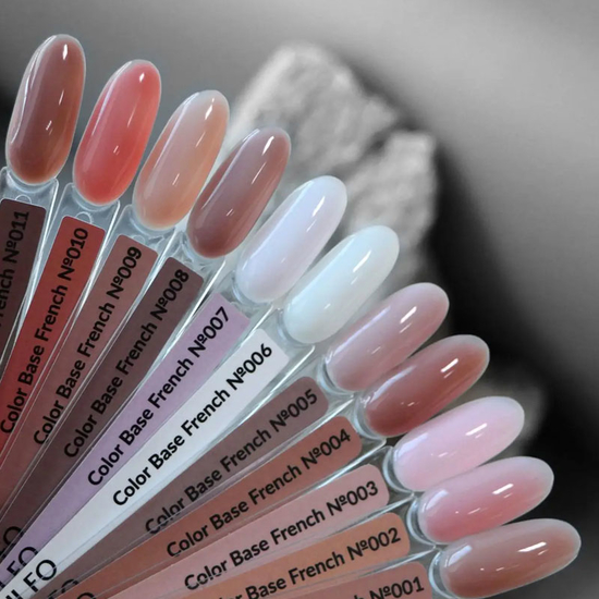 База Komilfo Color Base French 002 (нейтрально розовый), 30 мл (банка) (без кисточки), Объем: 30 мл (банка), Цвет: 0023
