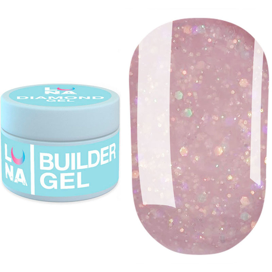 Гель для наращивания LUNA Diamond Gel №3 15 мл, Объем: 15 мл, Цвет: №3