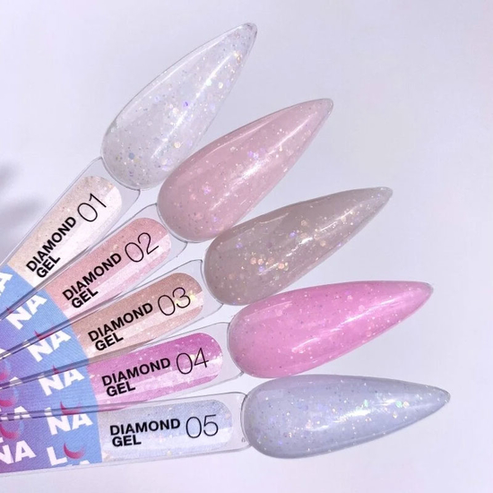 Гель для нарощування LUNA Diamond Gel №5 15 мл, Об`єм: 15 мл, Колір: №54