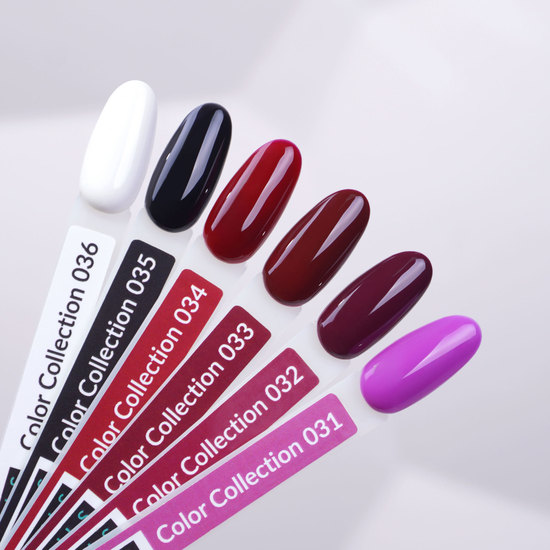 Гель-лак Kira Nails №034 (темний червоний, емаль), 6 мл3