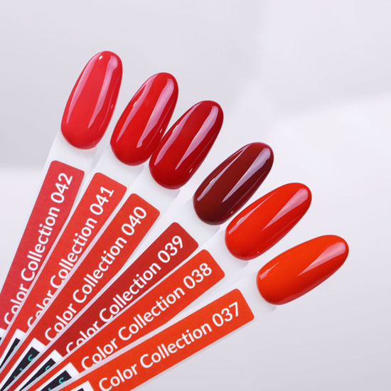 Гель-лак Kira Nails №040 (темно-красный, эмаль), 6 мл3