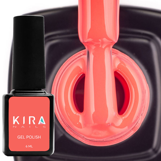 Гель-лак Kira Nails №043 (приглушений малиновий, емаль), 6 мл2