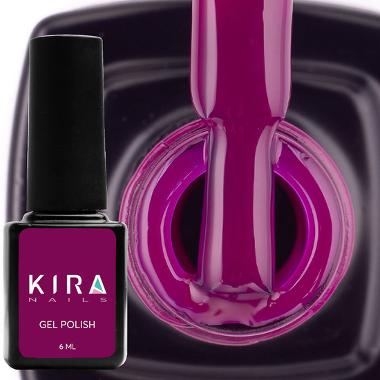 Гель-лак Kira Nails №063 (фуксия, эмаль), 6 мл2