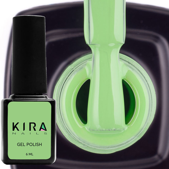 Гель-лак Kira Nails №076 (ментоловый, эмаль), 6 мл2
