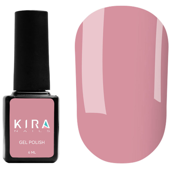 Гель-лак Kira Nails №113 (темно-розовый, эмаль), 6 мл