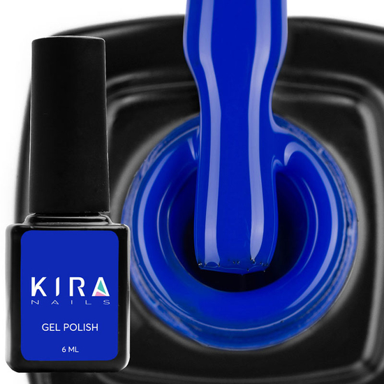 Гель-лак Kira Nails №188 (темний синій, емаль), 6 мл2