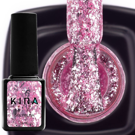 Гель-лак Kira Nails Shine Bright №008, 6, Колір: 008, Колір: Рожевий2