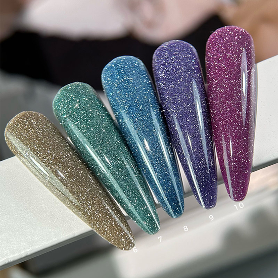 Гель-лак світловідбиваючий SAGA Fiery Gel №01, 10 мл, Колір: 014