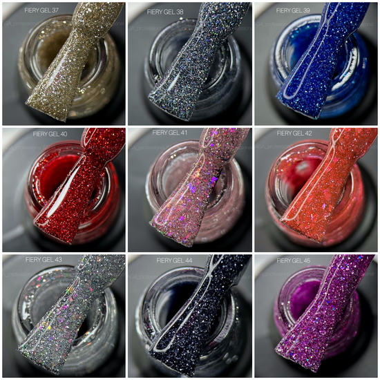 Гель-лак світловідбиваючий SAGA Fiery Gel №01, 10 мл, Колір: 0117