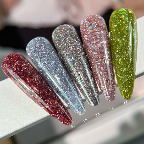 Гель-лак світловідбиваючий SAGA Fiery Gel №01, 10 мл, Колір: 0110