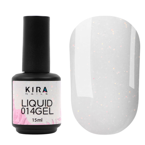 Kira Nails Liquid Gel 014, 15 мл, Об`єм: 15 мл, Колір: 014