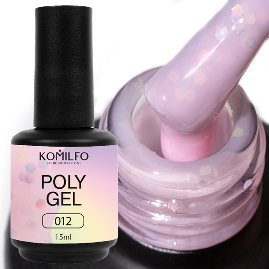 Komilfo PolyGel 012, 15 мл, Об`єм: 15 мл, Колір: 0122