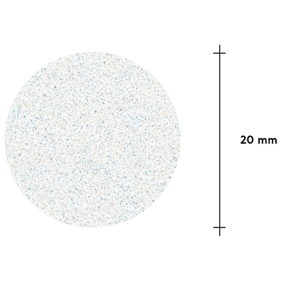 Змінні файли білі для педикюрного диска на м'якій основі 100 грит STALEKS PRO M 50 шт PDFS-20-100w, Абразивність: 100 грит2