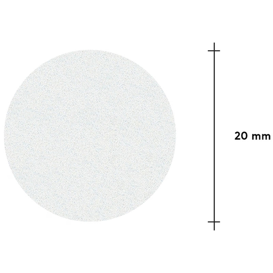 Сменные файлы белые для педикюрного диска на мягкой основе 320 грит STALEKS PRO M 50 шт PDFS-20-320w, Абразивность: 320 грит2