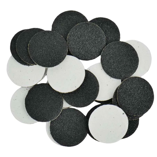 Змінні файли для педикюрного диску Heart  20 мм 180 гріт 50 шт, Абразивність: 180
