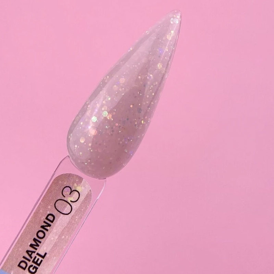 Гель для нарощування LUNA Diamond Gel №3 15 мл, Об`єм: 15 мл, Колір: №32