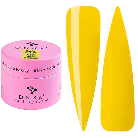 Жидкий акригель DNKa Liquid Acrygel 0042 Seychalles 15 мл, Цвет: 0042