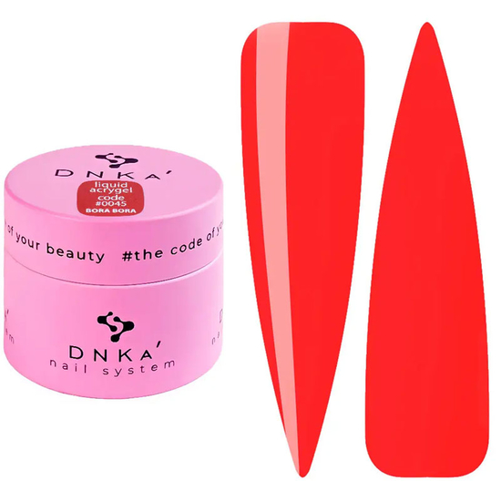 Жидкий акригель DNKa Liquid Acrygel 0045 Bora Bora 15 мл, Цвет: 0045