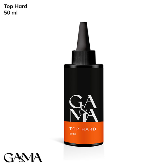 Топ для гель-лаку без ЛШ GaMa Top Hard 50 мл
