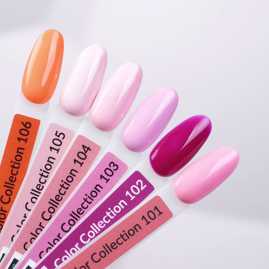 Гель-лак Kira Nails №102 (темная фуксия, эмаль), 6 мл3