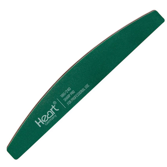 Пилка для ногтей Heart Half SHARP PRO 180/240, Абразивность: 180/240