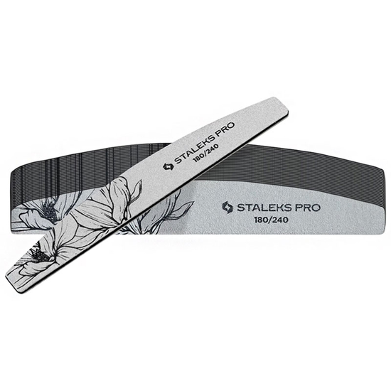 Пилка полумесяц минеральная Staleks EXPERT 40 180/240 грит