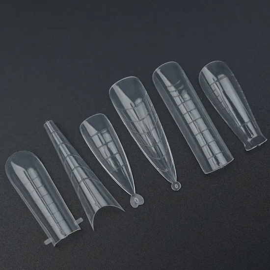 ​Верхні форми для нарощування нігтів Designer MIX Nail Forms SET-A (6 форм по 24 шт в уп.), Розмір: SET-A5