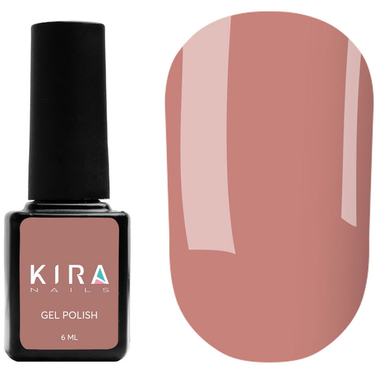 Гель-лак Kira Nails №117 (светло-коричневый, эмаль), 6 мл