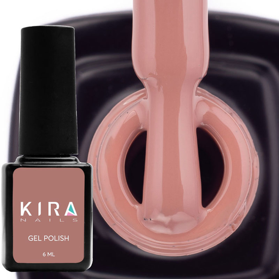 Гель-лак Kira Nails №117 (светло-коричневый, эмаль), 6 мл2