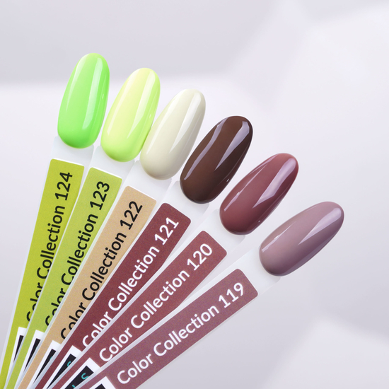 Гель-лак Kira Nails №119 (сливово-коричневий, емаль), 6 мл4