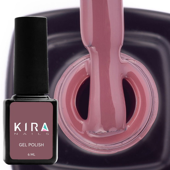 Гель-лак Kira Nails №120 (сливовий, емаль), 6 мл2