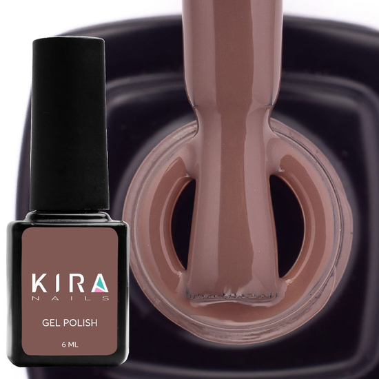 Гель-лак Kira Nails №170 (молочний шоколад, емаль), 6 мл2