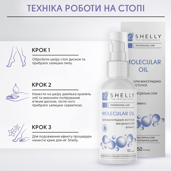Молекулярна олія для полірування шкіри Shelly 50 мл7