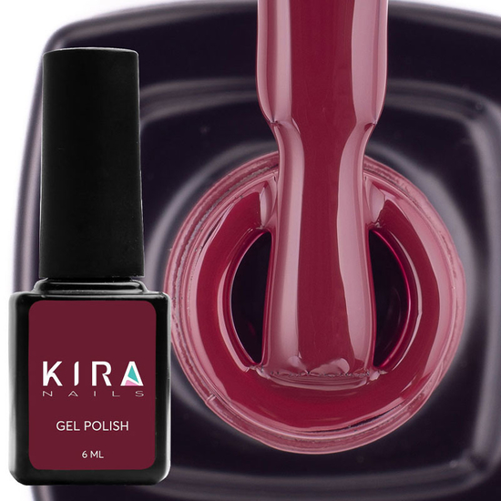 Гель-лак Kira Nails №070 (коричнево-розовый, эмаль), 6 мл2