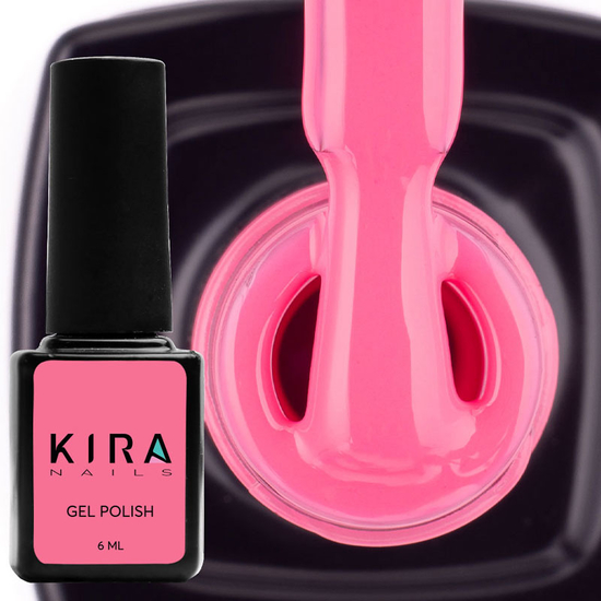 Гель-лак Kira Nails №058 (темний рожевий, емаль), 6 мл2