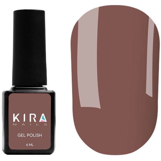 Гель-лак Kira Nails №170 (молочный шоколад, эмаль), 6 мл