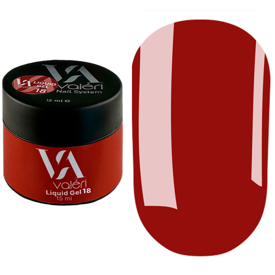 Гель Valeri Liquid Gel №018 15 мл, Об`єм: 15 мл, Колір: 018