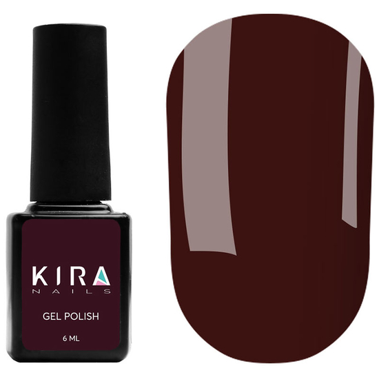 Гель-лак Kira Nails №032 (сливовий, емаль), 6 мл