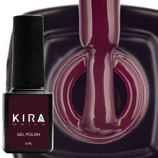 Гель-лак Kira Nails №032 (сливовий, емаль), 6 мл2