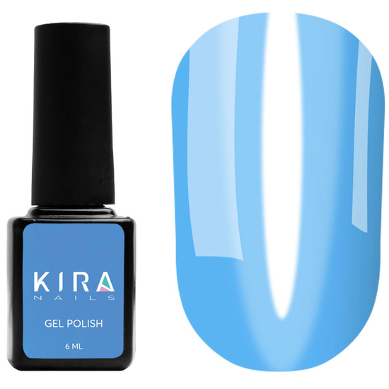 Гель-лак Kira Nails Vitrage №V08 (голубой, витражный), 6 мл, Цвет: 08