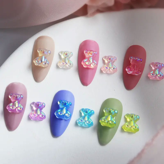 Набор 3D фигурок "Мишки" разноцветные 48 шт/уп3