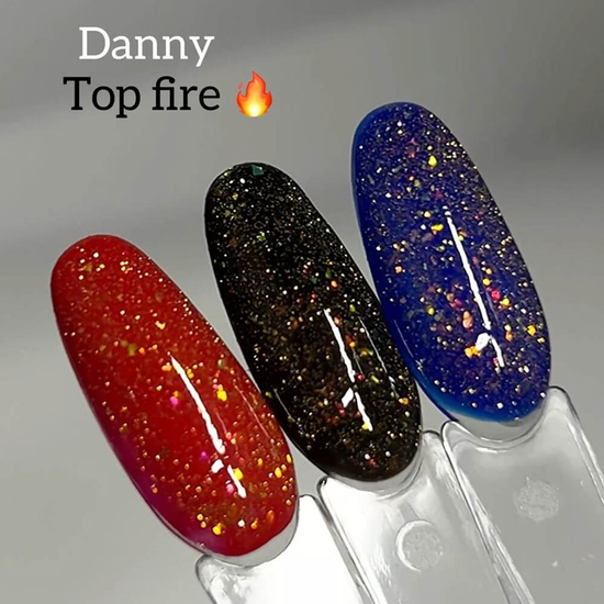 Светоотражающий топ Danny Fire 03 (золото), 12 мл, Цвет: 032