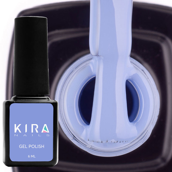 Гель-лак Kira Nails №083 (бледно-васильковый, эмаль), 6 мл2