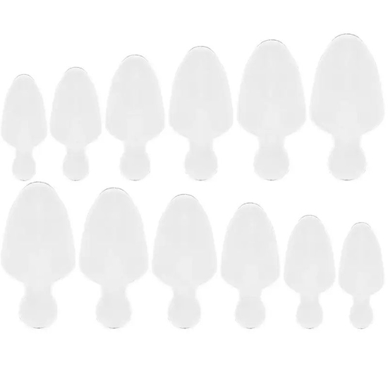 Силиконовые молды DNKa Professional Nail Molds 0003, 36 шт, Размер: 0003