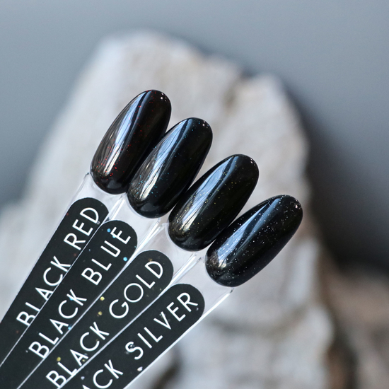 Гель-лак Komilfo "Black Blue" 8 мл, Цвет: Blue4