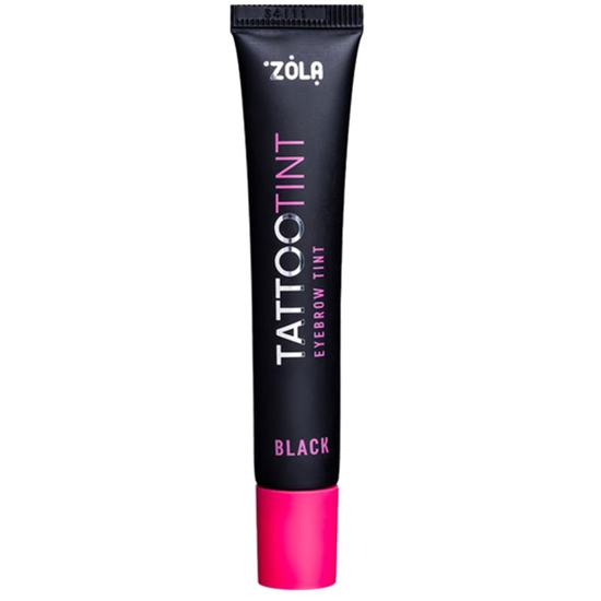 Фарба для брів та вій ZOLA TATTOO TINT Black 15 мл, Колір: Black