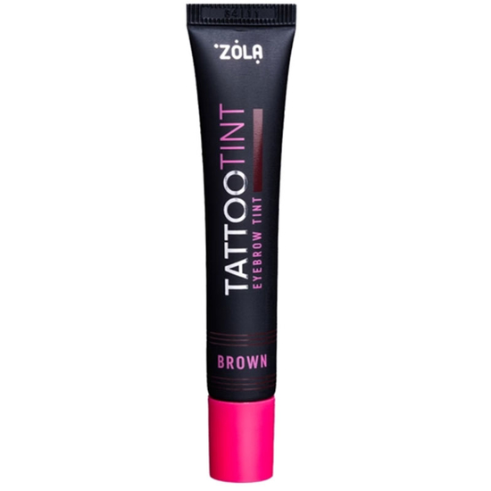 Фарба для брів та вій ZOLA TATTOO TINT Brown 15 мл, Колір: Brown