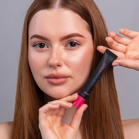 Фарба для брів та вій ZOLA TATTOO TINT Brown 15 мл, Колір: Brown3