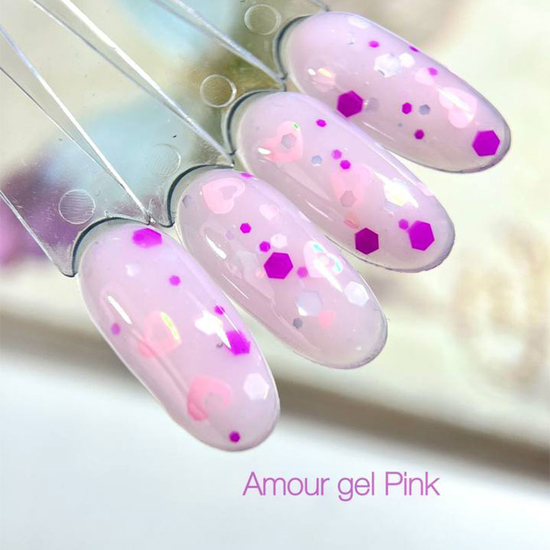 Гель для наращивания DANNY Amour gel pink 15 мл, Цвет: Pink2