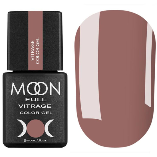 Гель-лак для нігтів MOON FULL Vitrage Collor Gel №09, 8 мл, Колір: 09